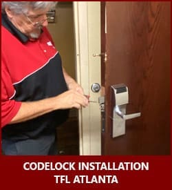 TFL Atlanta Technician Installs a Codelock